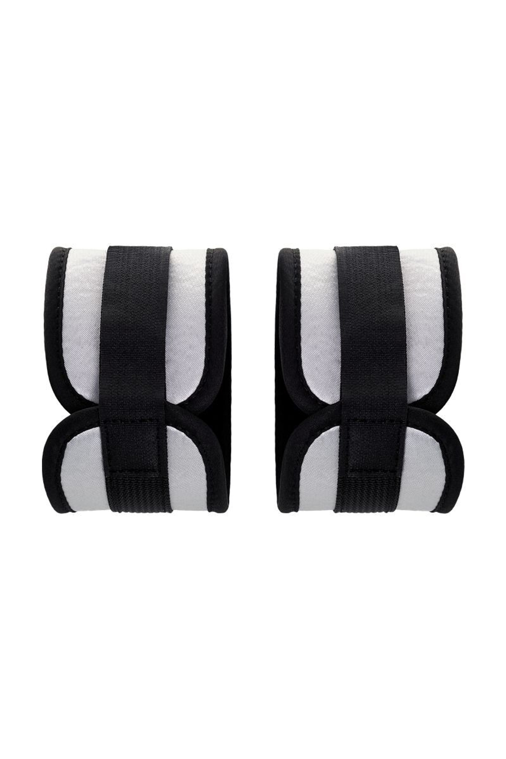 Серебристо-черные оковы Anonymo (Цвет: серебристый с черным)