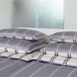 Наволочка 50x70 Elegante Cascade серая фото