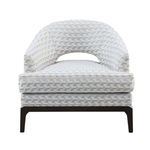 Кресло Ist Casa Тринити, 81х78х78, молочный с принтом