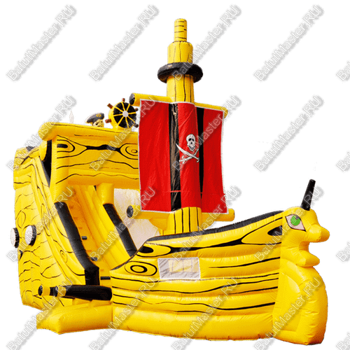 Коммерческий надувной батут "Желтый кораблик"