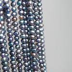 Жемчуг культивированный овальный A+ Grade, "Таитянский", 4*5,5-6мм