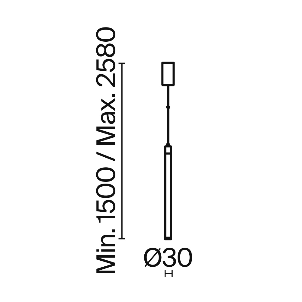 Подвесной светодиодный светильник Maytoni Ray P022PL-L20B3K