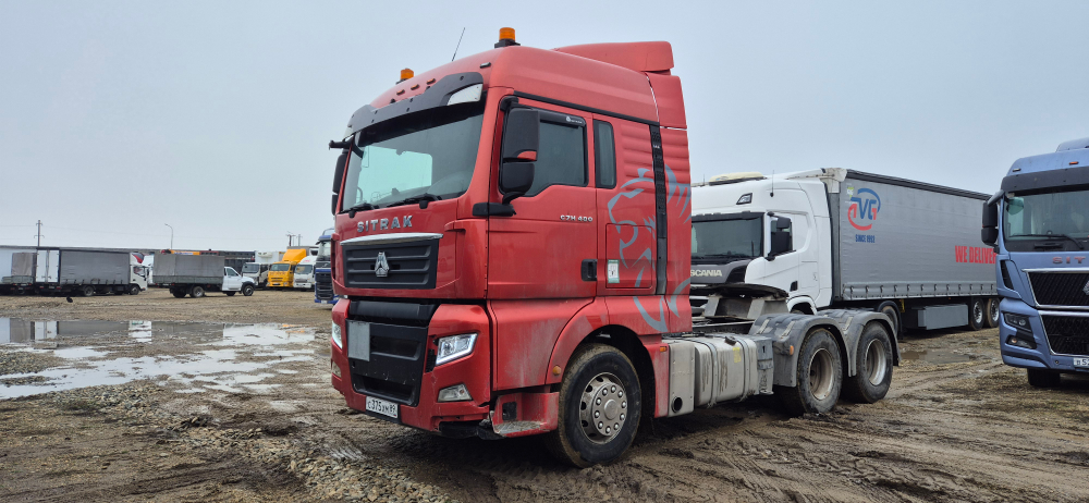 SITRAK C7H 6x4 Седельный тягач ZZ4256V364HE (Дизельный, 12,4 л, 480 л.с., АТ)