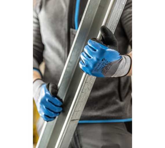 Перчатки рабочие с покрытием из вспененного нитрила 3/4 FILS Högert, арт. HT5K764