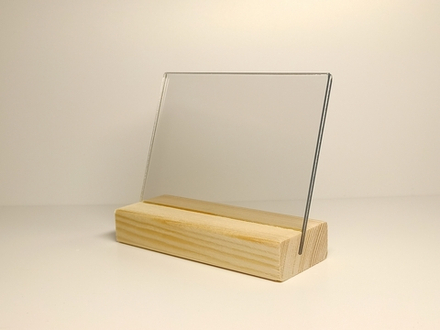 Ценникодержатель Деревяшкино А7 косая прорезь