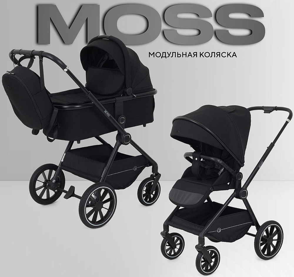 Детская коляска Rant Moss 3 в 1 Black