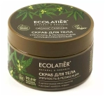 Ecolatier/GREEN Антицеллюлитный скраб для тела Упругость & Релаксация Серия ORGANIC CANNABIS, 300 г