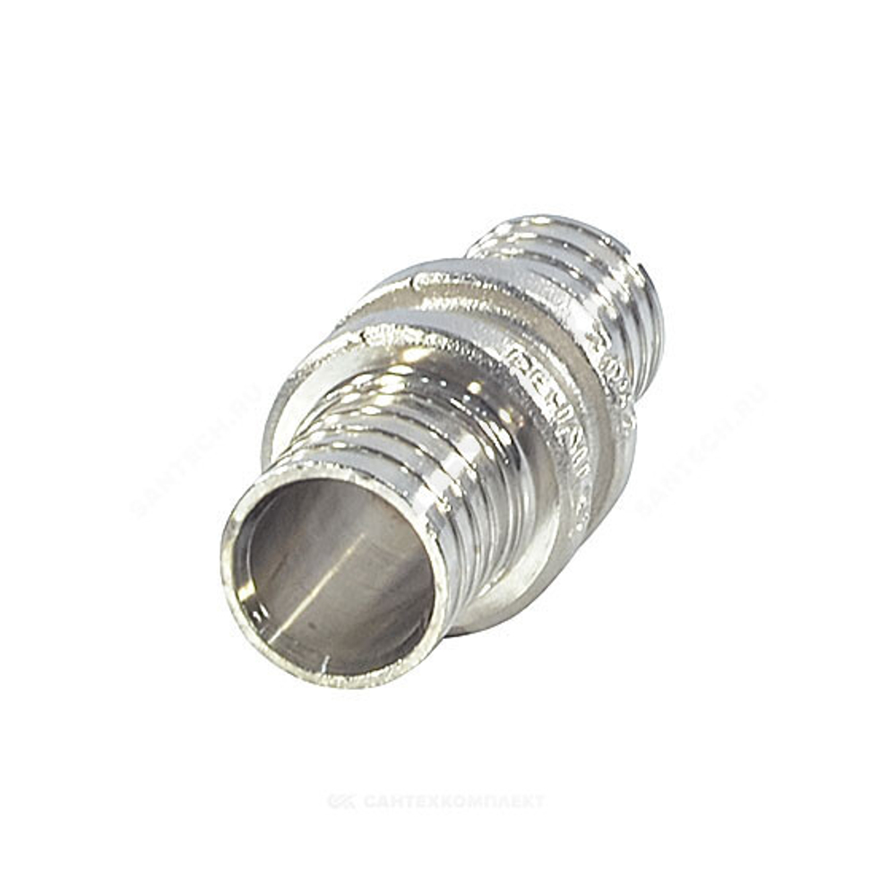 Муфта для PE-X труб аксиальная латунь оц Дн 20 RAUTHERM S Rehau 12503171002