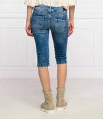 шорты saturn crop Pepe Jeans London - голубой(PL800652HG9)
