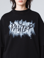 Футболка с набойкой "Райтер". Черная