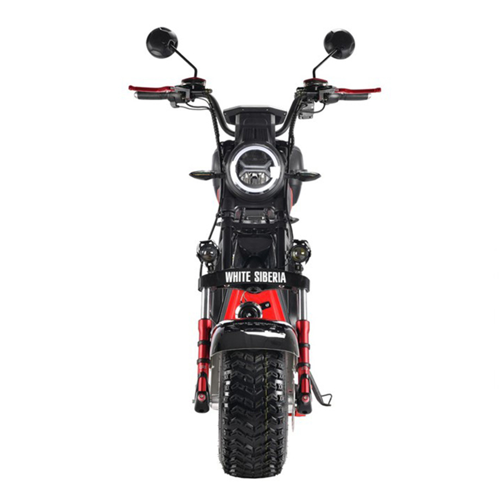 Электроскутер White Siberia Pro 2500W Black