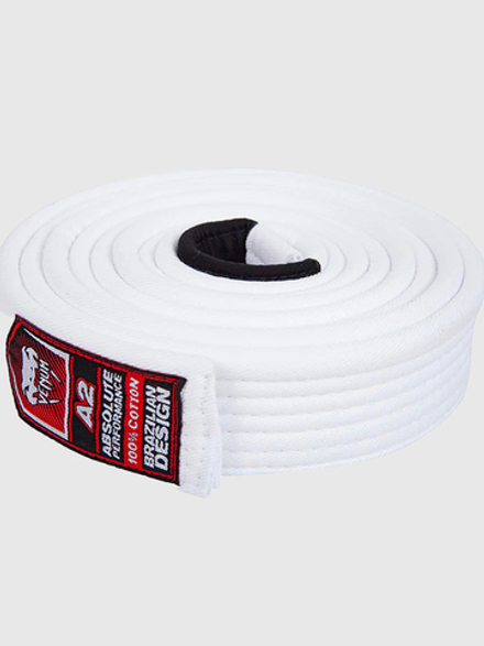 Пояс для бжж Venum White
