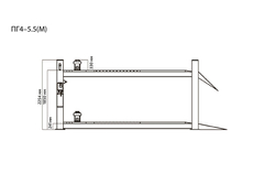 4-х стоечный подъёмник под сход-развал 5.5т, ПГ4-5.5 (М)