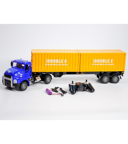 Радиоуправляемый тягач на 2 контейнера Double Eagle MACK 1/26 2.4G RTR