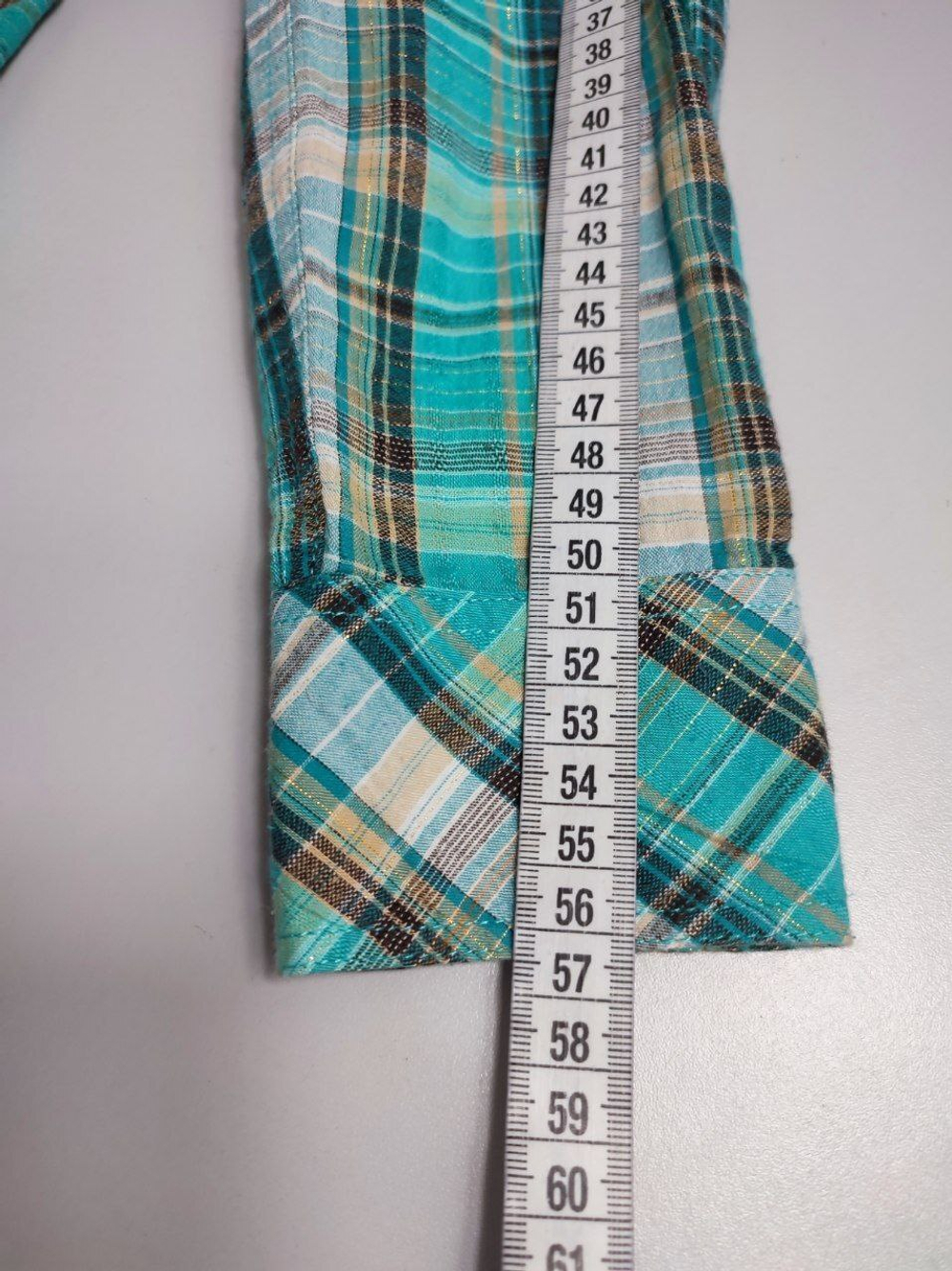 Блузка Oodji в клетку 44 размер