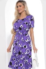 Платье Адезе фиолетовое П10207 LT Collection