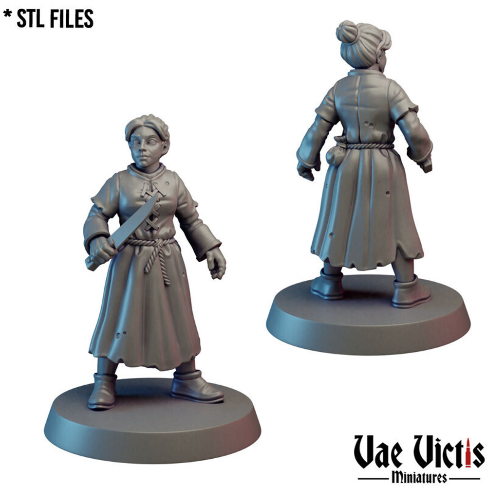 Человек крестьянин селянин обыватель 1шт Miniatures миниатюра для dnd, днд, pathfinder, фентези, Настольная игра, НРИ, Варгейм, РПГ