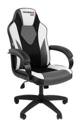 Офисное кресло Chairman Game 17 Россия экокожа черный/серый/белый