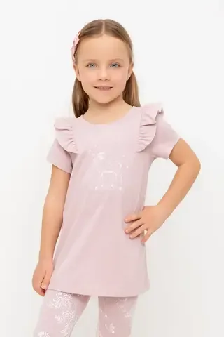 туника  для девочки  КР 5904/розовый лед к515