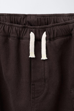 ZARA БРЮКИ BAGGY С КАРМАНАМИ, БАКЛАЖАННЫЙ