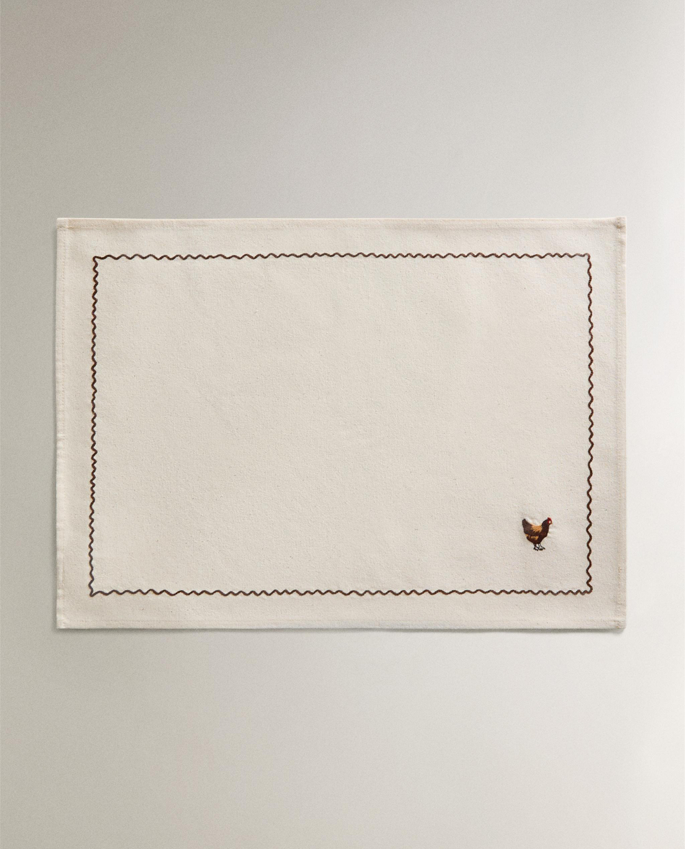 Zara Home сервировочная салфетка из хлопка, вышивка, 50 35 см · 7291/023