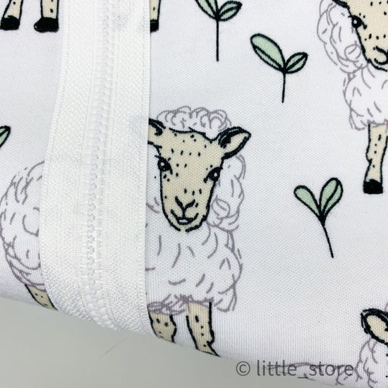 Пеленальный кокон и шапочка Овечки