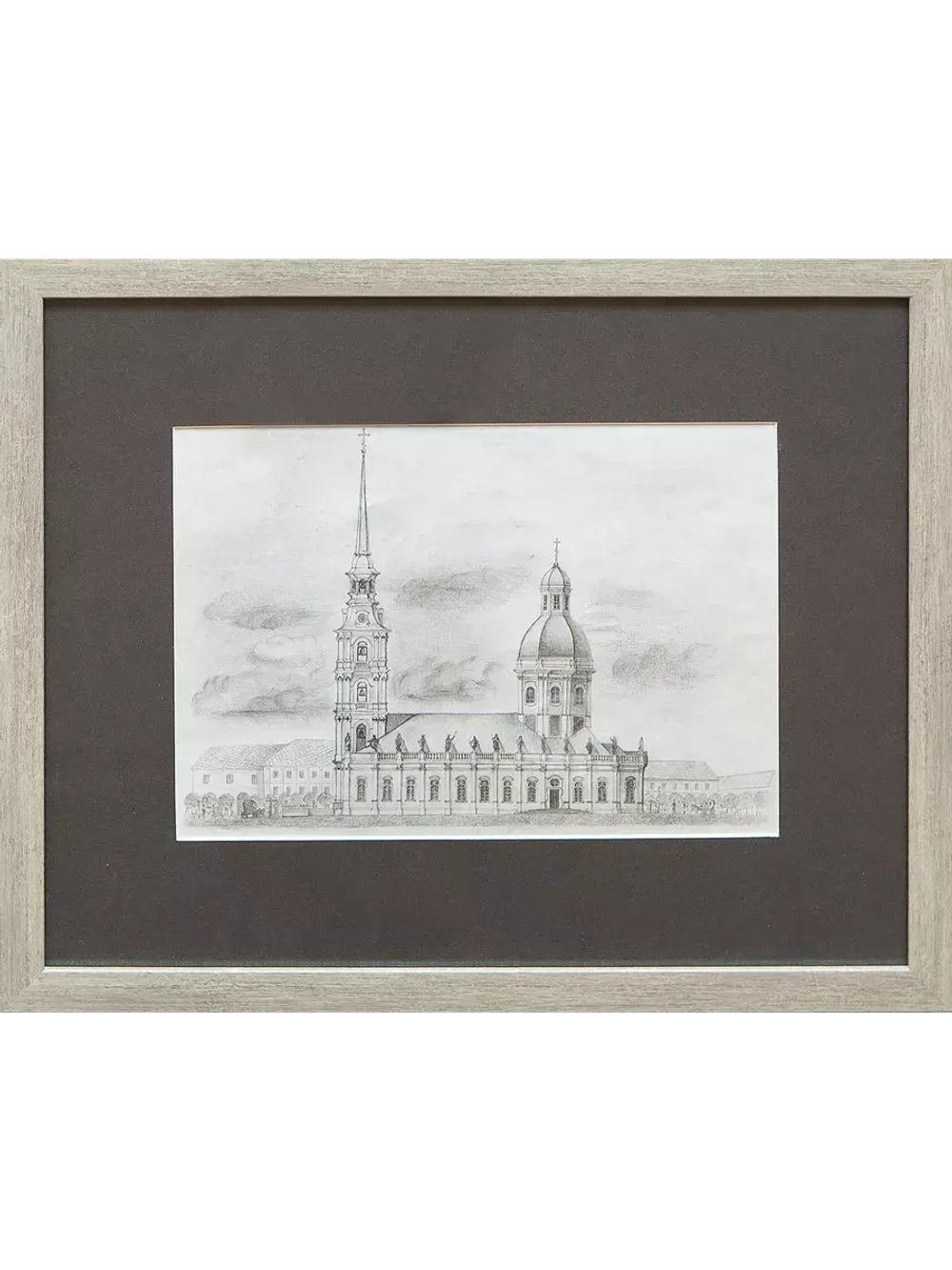 Графика "Рождественская церковь" Д.Парм
