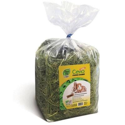 Сено луговое с крапивой "Зверье мое" 500г