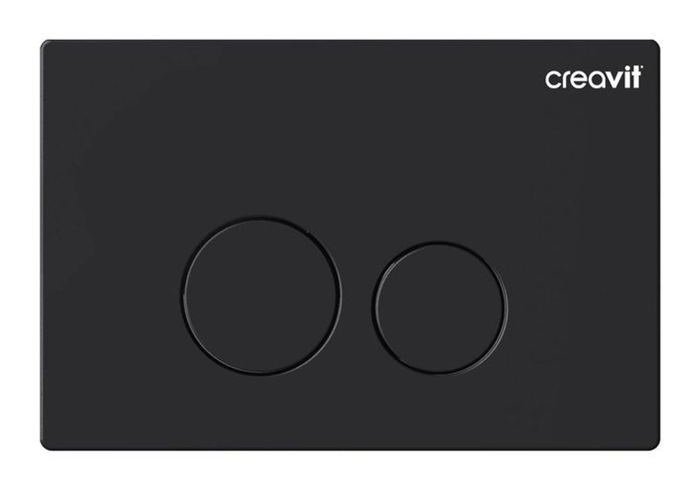 Кнопка смыва Creavit Terra GP9002.01 цвет чёрный