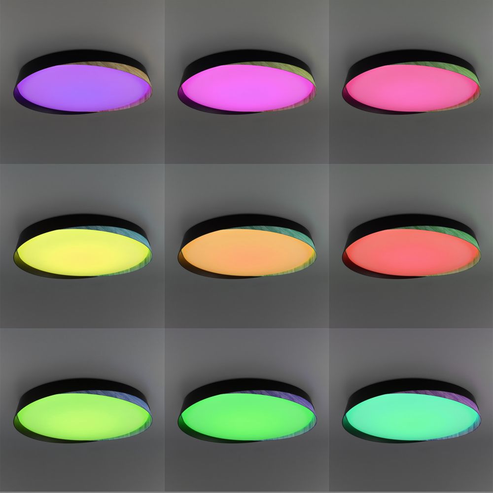 Citilux BONNY CL754451G LED RGB Светильник с пультом Чёрный + Клён