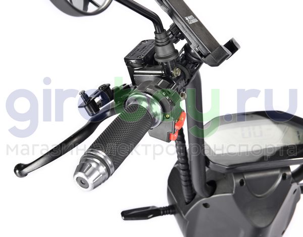 Электроскутер WHITE SIBERIA TRIKE MINI 1500W - Черный фото №23