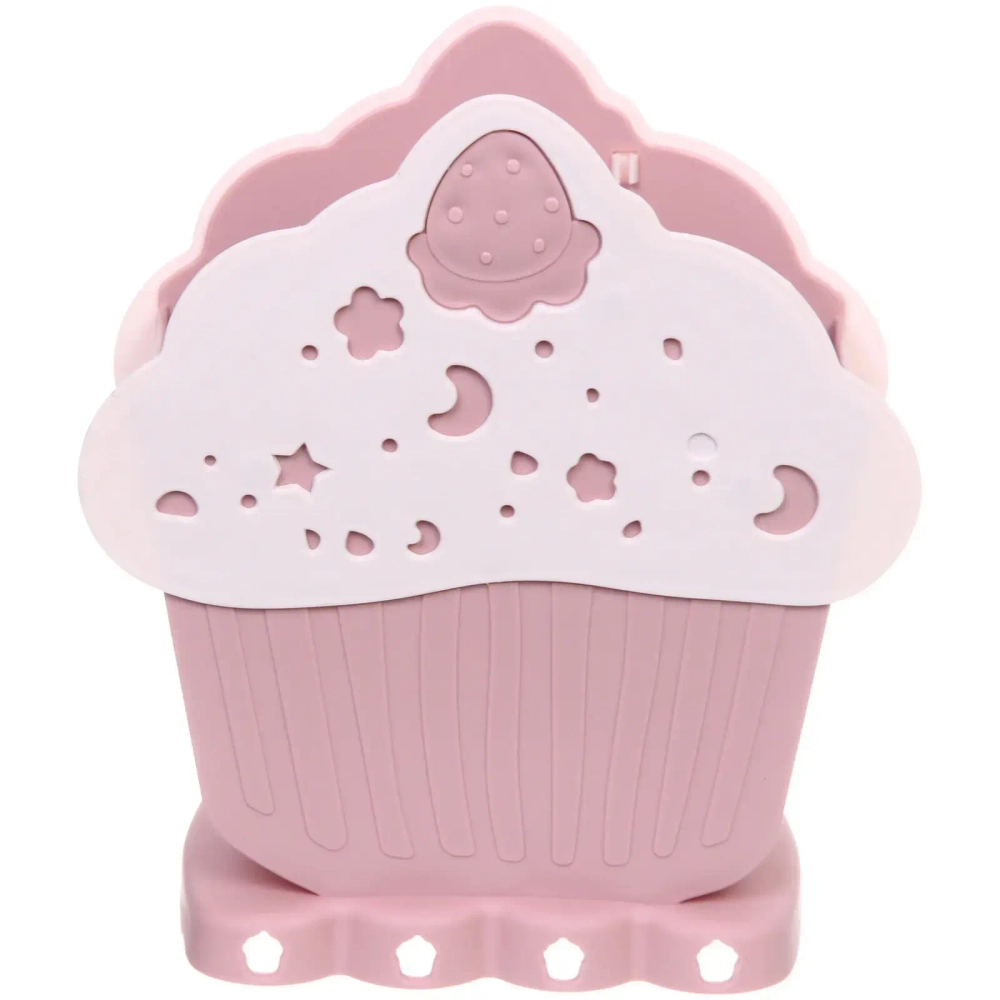 Подставка для столовых приборов «SEGRETO» 17*19*9,5см 2секции пыльная роза