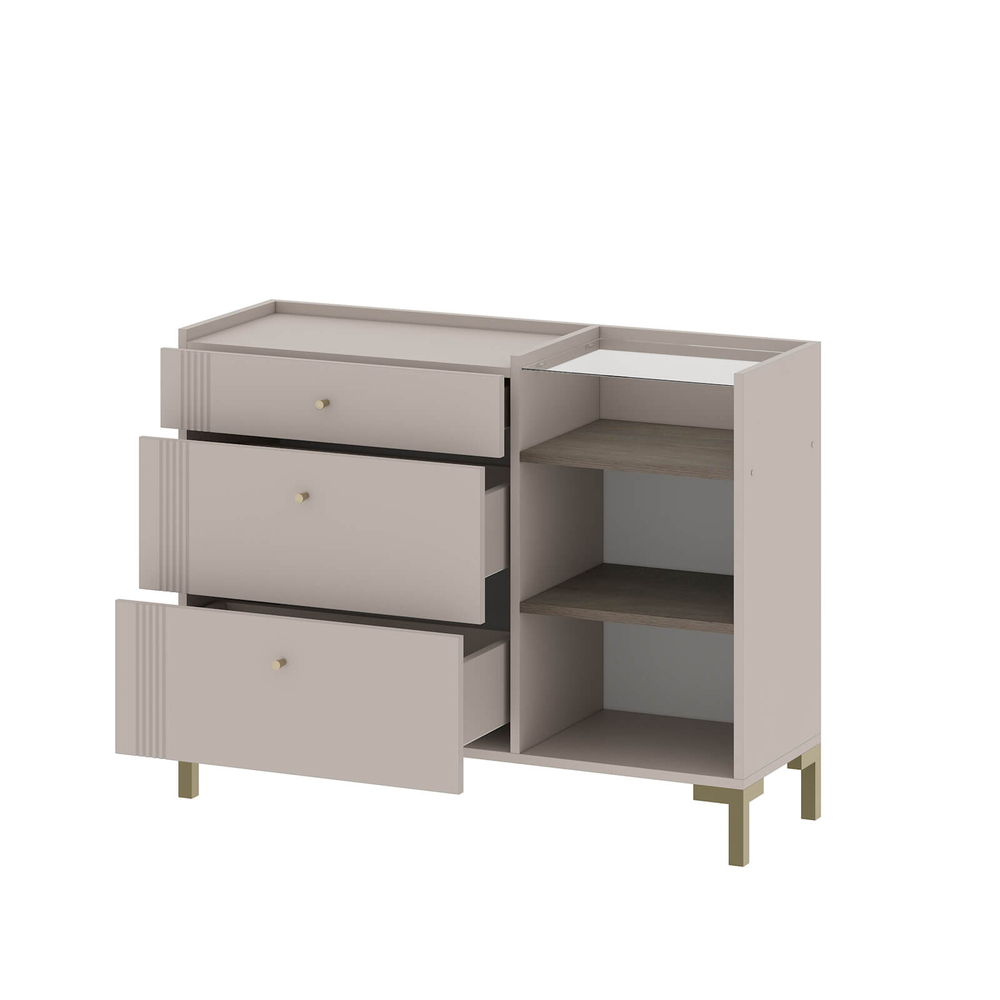 Комод с ящиками и створкой (КМ1) "Одетта"