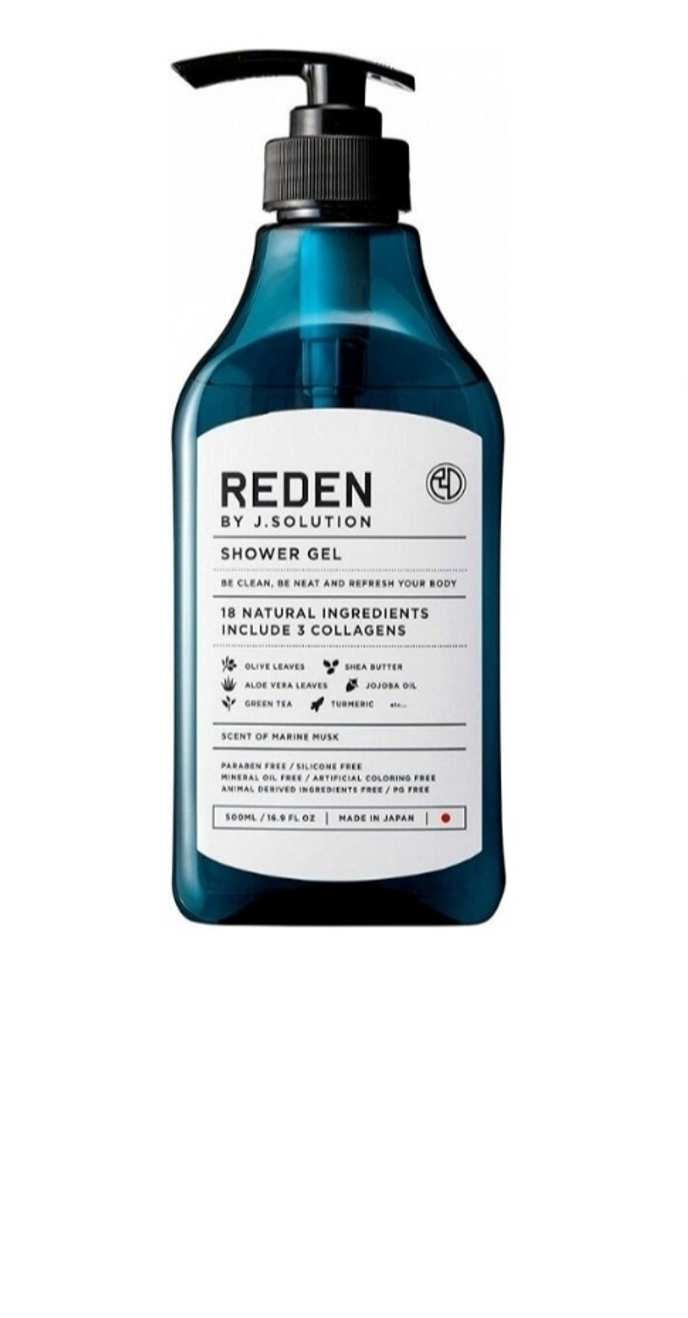REDEN Body Soap - жидкое мыло с коллагеном и 18 натуральными экстрактами для мужчин