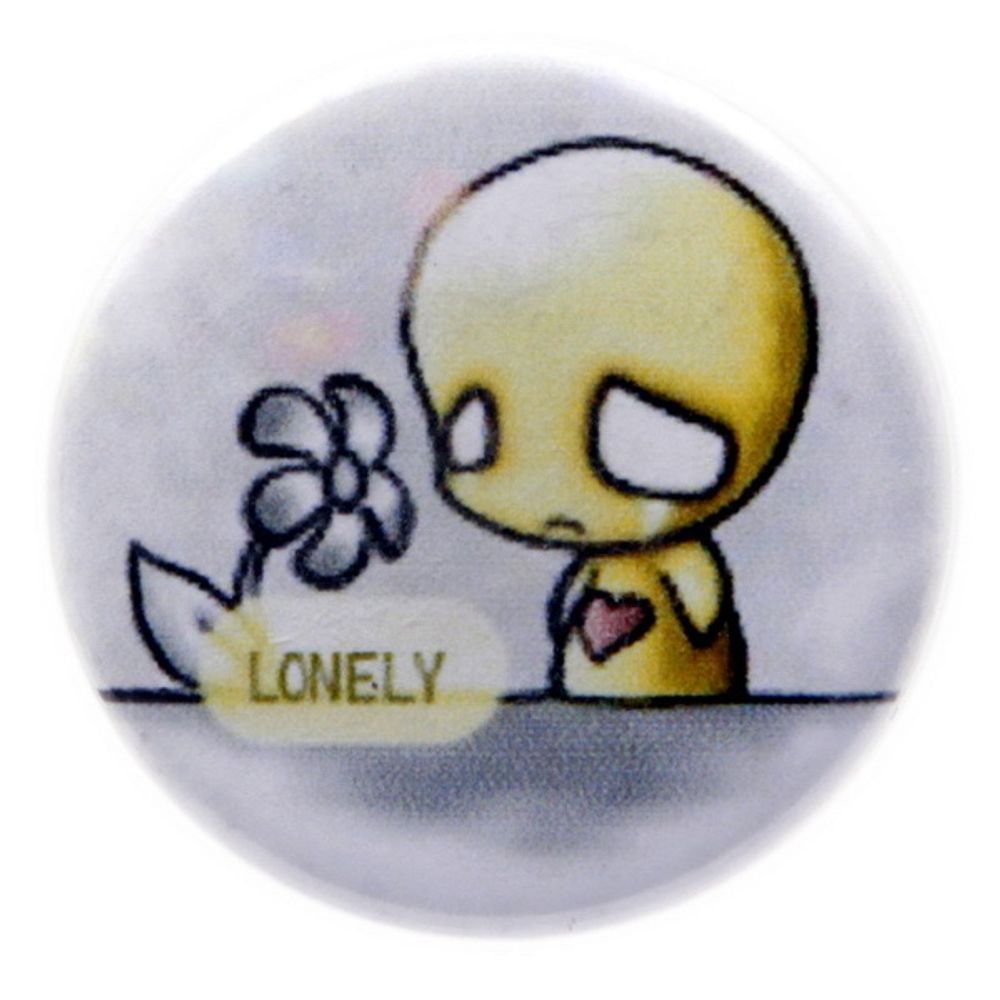 Значок Комикс Pon and Zi ( lonely )