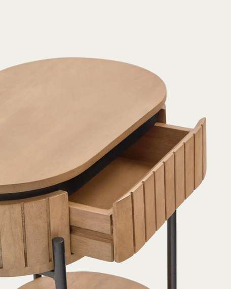 Прикроватная тумбочка Licia 55x56 см из дерева манго