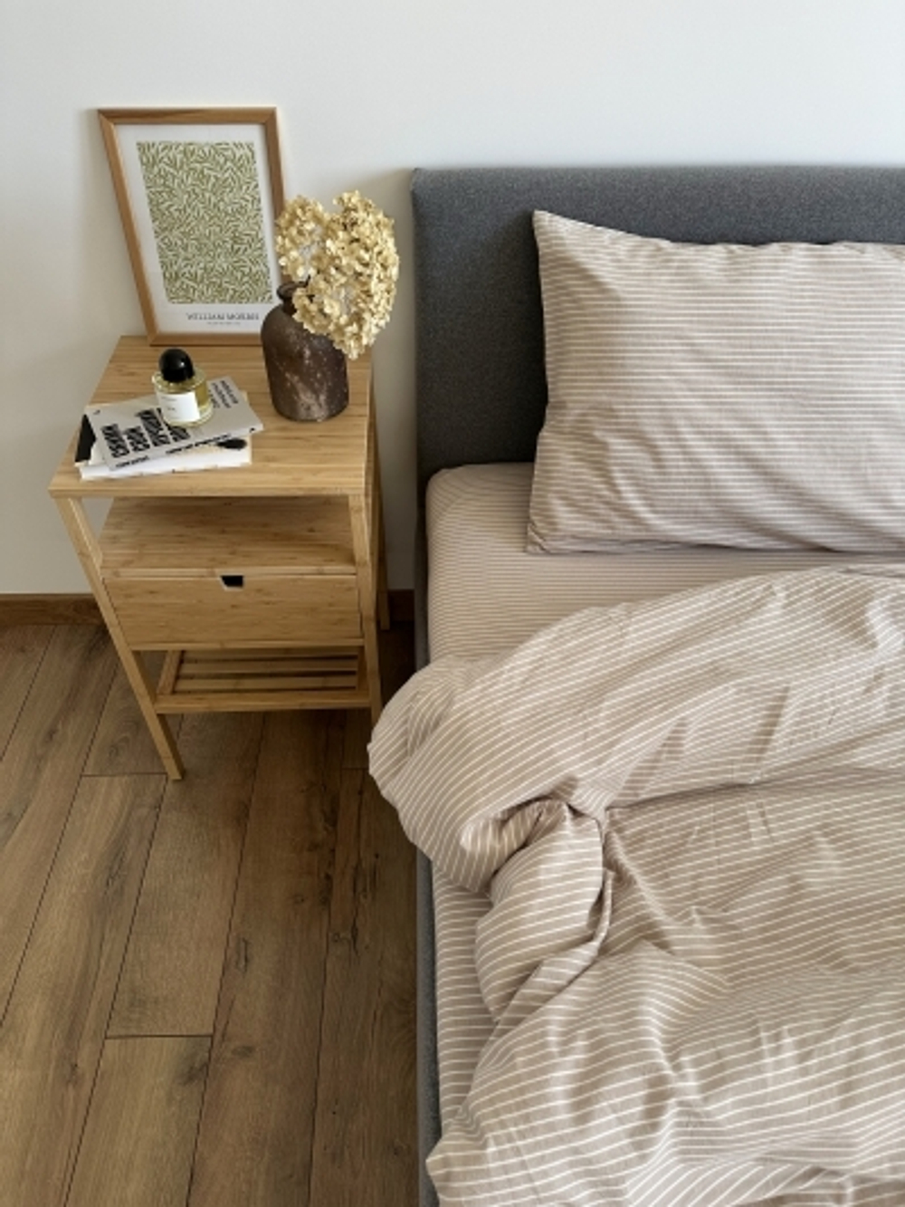 КПБ Евро ВАРЕНЫЙ ХЛОПОК "Бежевая полоса"