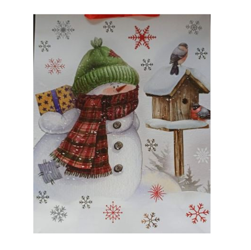 Пакет подарочный "Новогодний" 31х42х12 см