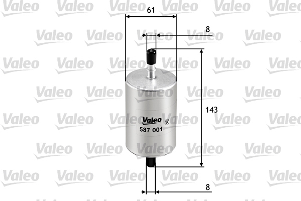 VALEO - 587001-VAL - Fuel Filter
