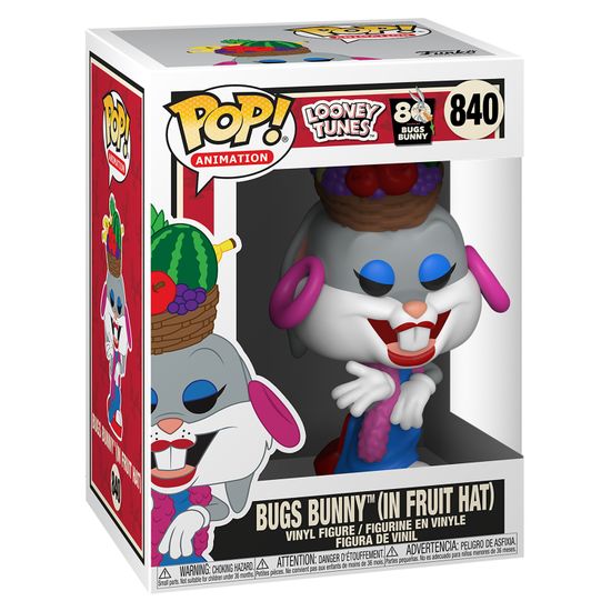 Фигурка Funko POP! Animation Looney Tunes Bugs 80th Bugs Bunny In Fruit Hat (840) 49161