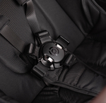 Коляска 2 в 1 Peppy Monaco thermo Black (черный), рама серо-коричневая