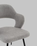 Стул Роккиана букле светло-серый