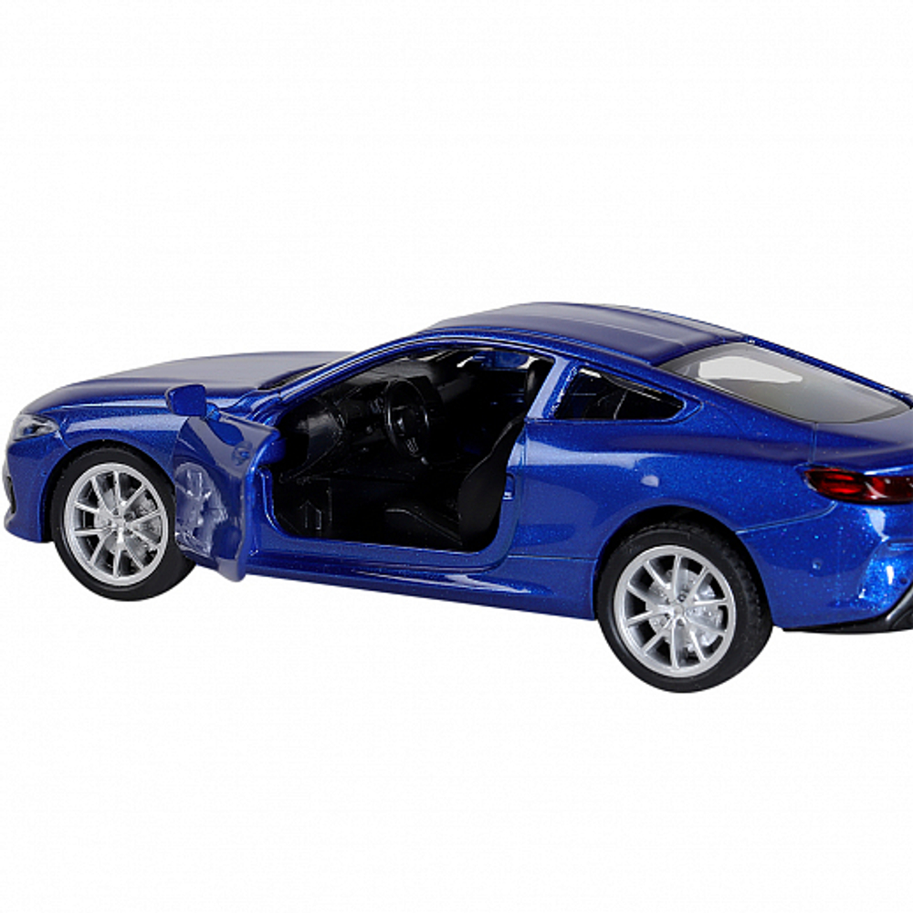 Модель1:44 BMW M850i Coupé, синий, инерция, откр. двери