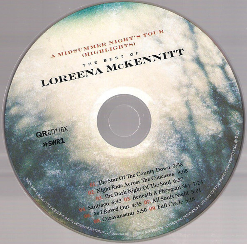CD Loreena McKennitt – The Journey So Far - The Best Of Loreena McKennitt / A Midsummer Night's Tour (Highlights) 2CD (Европа 2014г.)