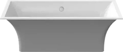 Ванна из литого мрамора отдельностоящая BAS Мадрид 1700х800 серый
