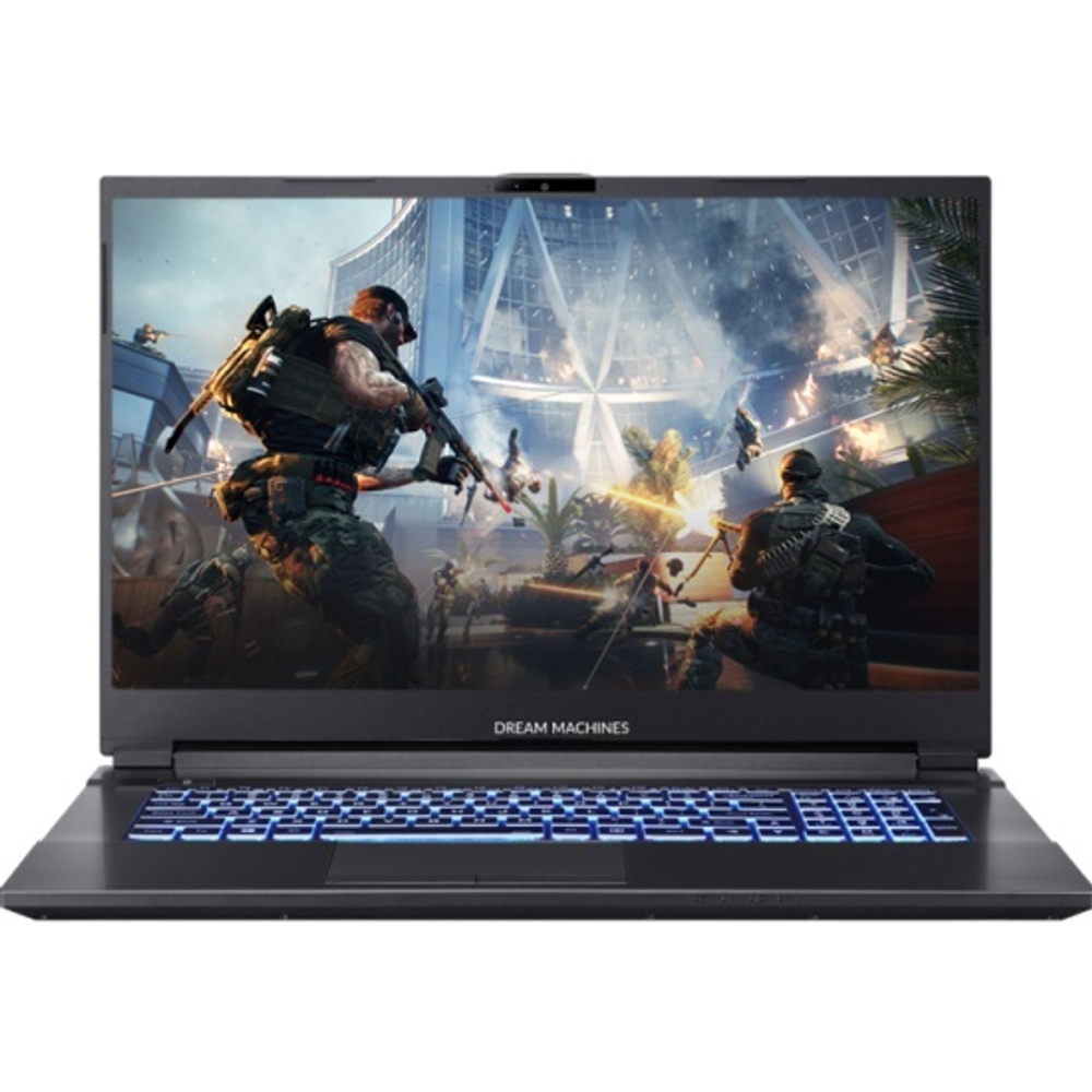 Ноутбук Dream Machines G1650-175KZ72 black Core i5-11400H/8G/512G SSD/17.3" FHD IPS 144Hz AG/NV GTX1650 4G/WiFi/BT/NoOS