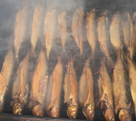 Омуль горячего копчения 150г шт