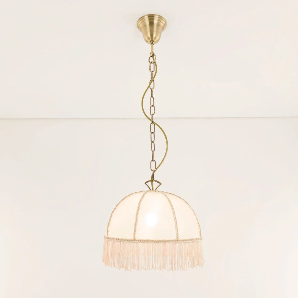 Citilux Базель CL407111 Подвесной светильник с бежевым абажуром