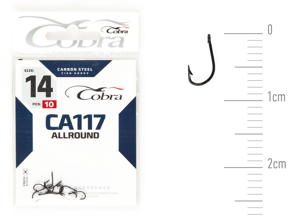 Крючки Cobra Allround FUNA сер. CA117 разм. 014 10шт.