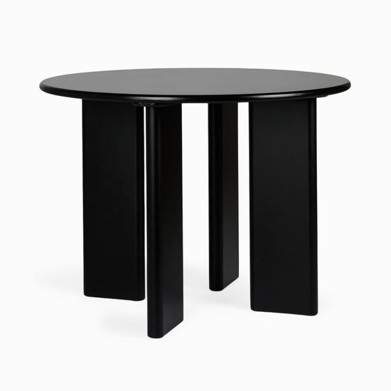 Обеденный стол Blos диаметр 100 черный МДФ